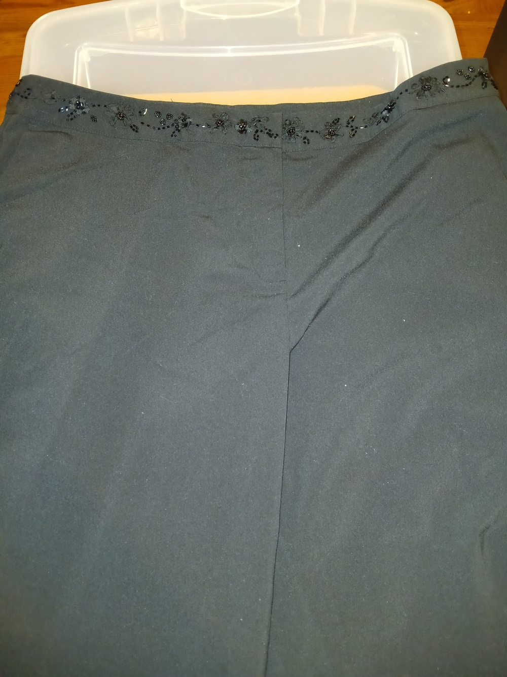 attention Black Classic Skirt with Clean Waistband